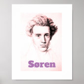 Søren Kierkegaard Poster ポスター (正面)