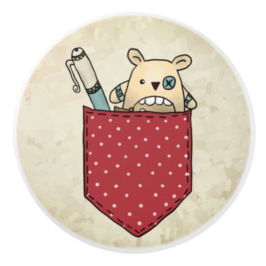 Sorgenfressertasche セラミックノブ (正面)