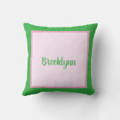 Sorority Monogram Throw Pillows | Delta Zeta クッション (裏面)