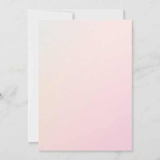 Sorprise Birthday Party 40th Birthday with Numers  招待状 (裏面)