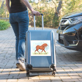 Sorrel HorseまたはPony解剖図ウマ科ののステッカー シール (スーツケースインサイチュ)