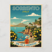 Sorrento, Italy: A Vintage 1960s  ポストカード (正面)