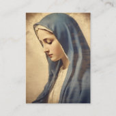 Sorrowful Mother Mary Catholic Funeral Memorial 名刺 (正面)