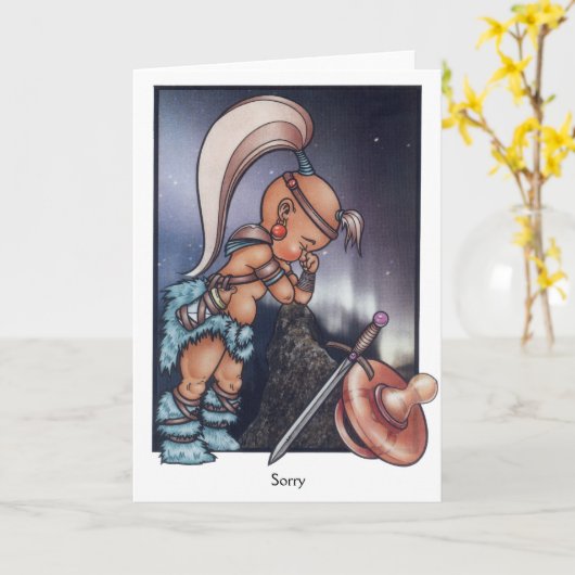 「Sorry カード (黄色い花)