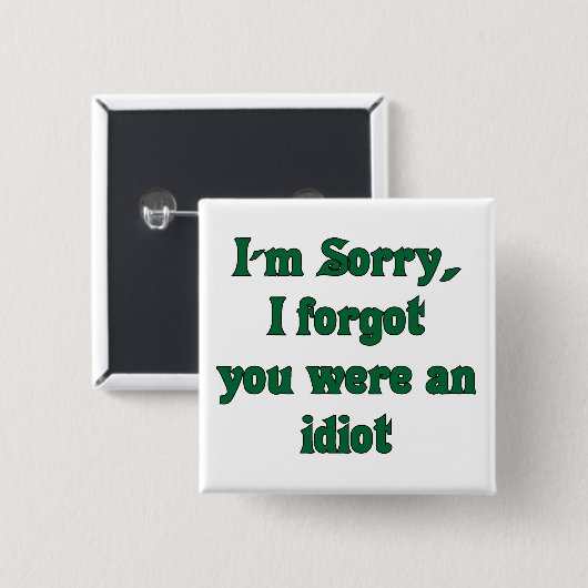 [Sorry]ボタン 缶バッジ (正面&裏面)