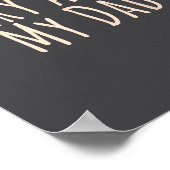 Sorry About My Dad Funny Father Son Daughter Sayin ポスター (角)