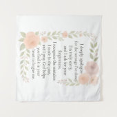 Sorry/Apology\ Forgiveness Floral  タペストリー (正面(横))