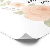 Sorry/Apology\ Forgiveness Floral ポスター (角)