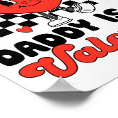 Sorry Boys Daddy Is My Valentine Valentines Day F  ポスター (角)