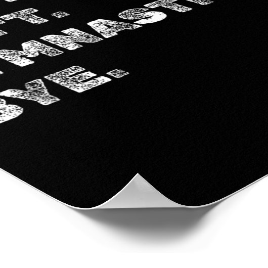 Sorry Can’t Gymnastics Bye - Funny Gymnast Vaults ポスター (角)