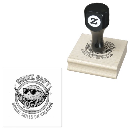 Sorry Can't.... ラバースタンプ (押印)