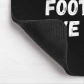 Sorry Can't Football Bye. Funny Football Paren  マウスパッド (コーナー)