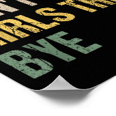 Sorry Can't Girls Trip Bye Shirt  ポスター (角)