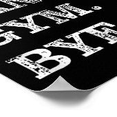 Sorry Can't Gym Bye - Weightlifting Muscles Workou ポスター (角)