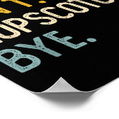 Sorry Can't Hopscotch Bye Shirts Funny Hopscotch L ポスター (角)