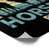 Sorry Can't Horses Bye Funny Horse  ポスター (角)