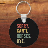 Sorry Can't Horses Bye II キーホルダー (正面)