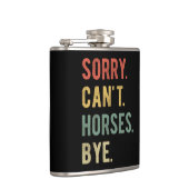 Sorry Can't Horses Bye II フラスク (右)