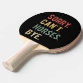 Sorry Can't Horses Bye II 卓球ラケット (正面アングル)