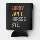 Sorry Can't Horses Bye II 缶クーラー (正面)