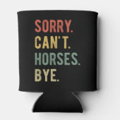 Sorry Can't Horses Bye II 缶クーラー (裏面)