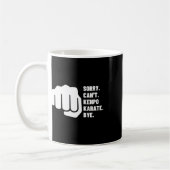 Sorry Can't Kenpo Karate Bye Funny American Kenpo  コーヒーマグカップ (左)