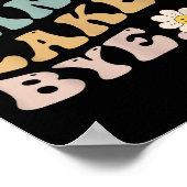 Sorry Can't Lake Bye Groovy Funny Lake  ポスター (角)