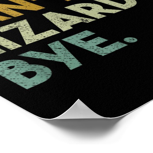 Sorry Can't Lizards Bye Funny Lizard  ポスター (角)