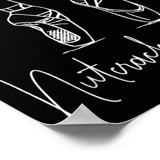 Sorry Can't Nutcracker Season Christmas Xmas Pajam ポスター (角)