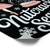 Sorry Can't Nutcracker Season Funny Christmas Quot ポスター (角)