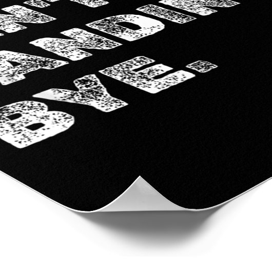 Sorry Can't Sanding Bye - Funny Woodworking Carpen ポスター (角)