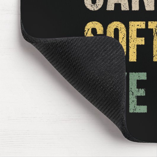 Sorry Can't Softball Bye  マウスパッド (コーナー)