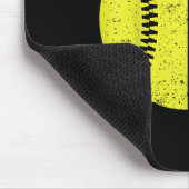 Sorry Can't Softball Bye Adult Humor Saying Girls  マウスパッド (コーナー)