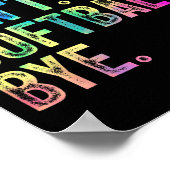 Sorry Can't Softball Bye Funny Softball Lover  ポスター (角)