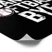 Sorry Can't Softball Bye Softball Player Girls  ポスター (角)