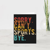 Sorry Can't Srts Bye  カード (正面)