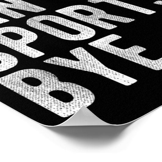 Sorry Can't Srts Bye  ポスター (角)