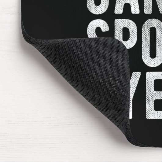 Sorry Can't Srts Bye  マウスパッド (コーナー)