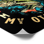 Sorry Can't Talk I'm On My Other Line Funny Fisher ポスター (角)