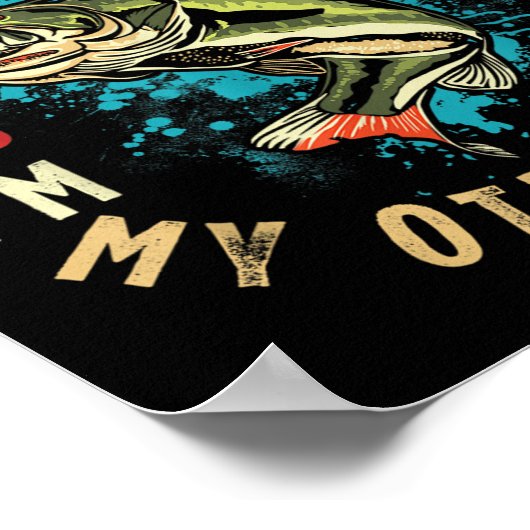 Sorry Can't Talk I'm On My Other Line Funny Fisher ポスター (角)