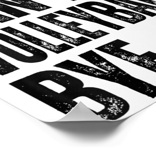 Sorry Can't Volleyball Bye  ポスター (角)