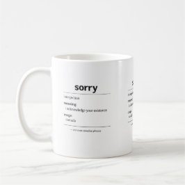 sorry – common canadian phrase definition mug コーヒーマグカップ