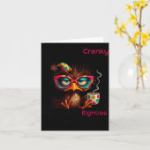 Sorry Cranky Going Through Terrible Eighties カード (黄色い花)