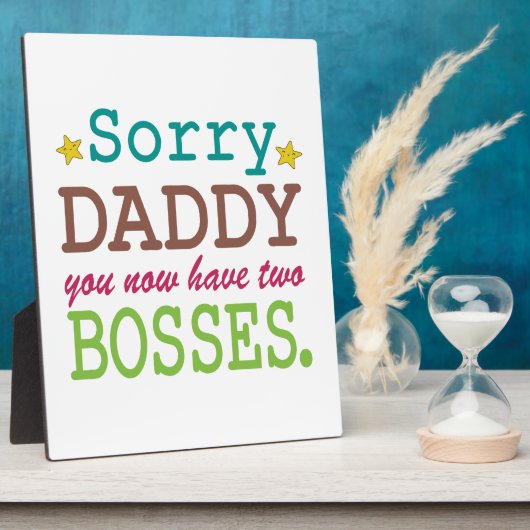 Sorry Daddy - 2ボス フォトプラーク (側面)