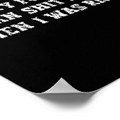 Sorry For The Mean I Said When I Was Right  ポスター (角)