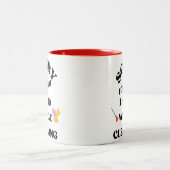 Sorry for What I Said While Cleaning Funny Mug ツートーンマグカップ (中央)