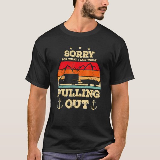 Sorry For What I Said While Pulling Out Boating Tシャツ (正面)