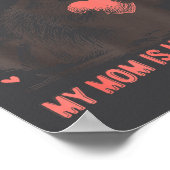 Sorry Girls Mom Is My Valentine Boys Funny Valenti ポスター (角)