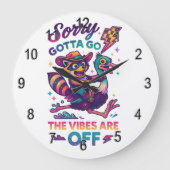 Sorry Gotta Go.... ラージ壁時計 (正面)