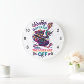 Sorry Gotta Go.... ラージ壁時計 (ホーム)